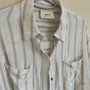 Anthropologie Maeve Button Up Medium